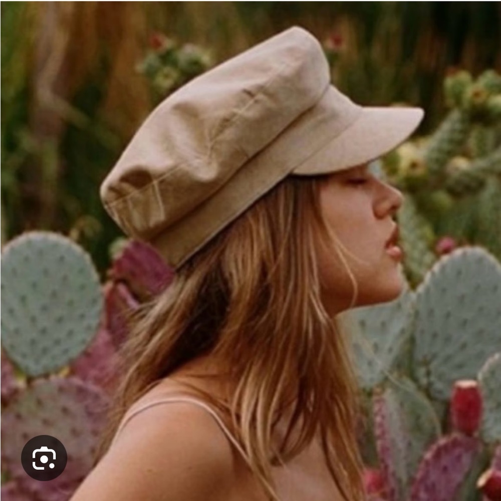 Lack of Color Dune Corduroy Newsboy Cap- Ivory